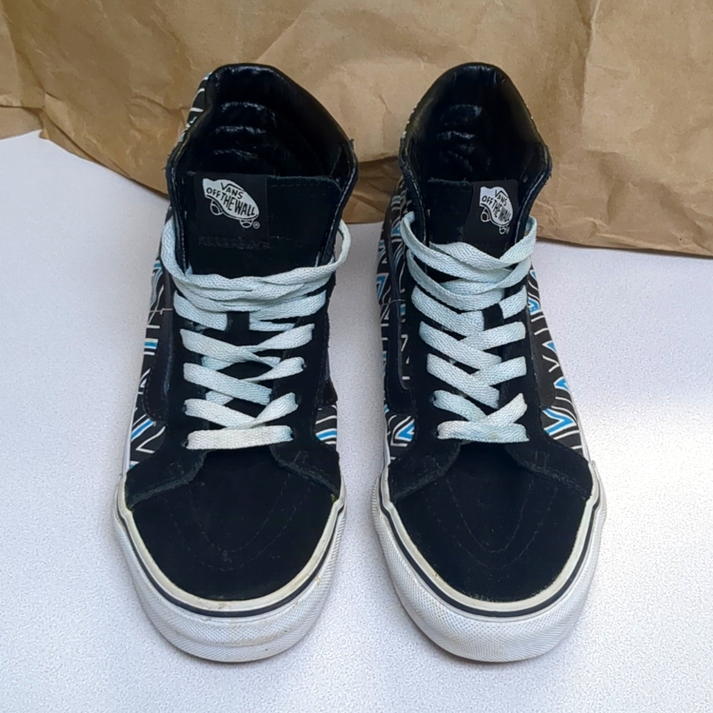 Vans high top suede and canvas size 5.5 mens, women's 7.0
